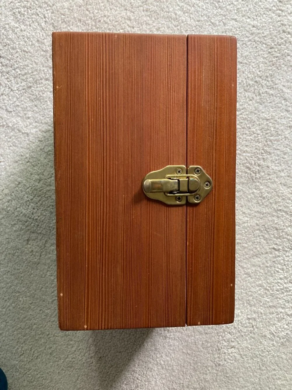 Vintage Wooden Jewelry Box
